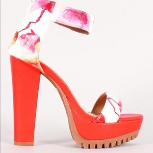 Floral Shoe Republic platform🌸